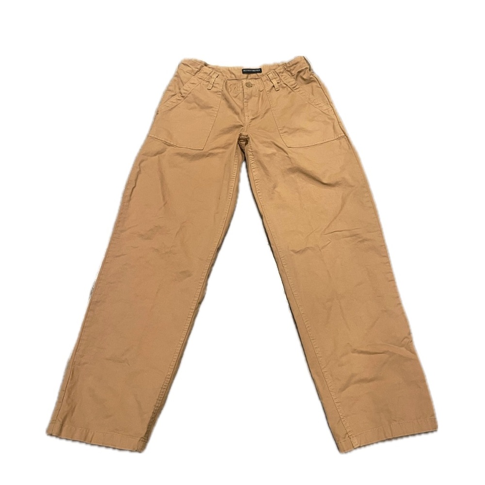 Brandy Melville Khaki/Cream Pants with Adjustable Waist
